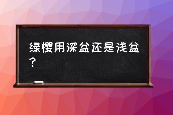 园林樱花适合哪种花盆 绿樱用深盆还是浅盆？