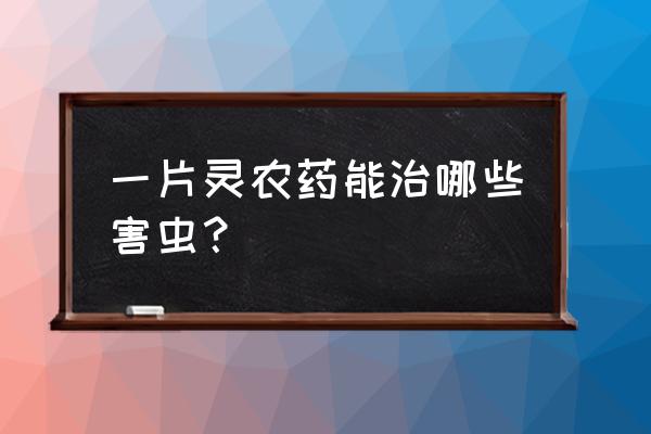 豆角根线虫怎么治才能彻底根除 一片灵农药能治哪些害虫？