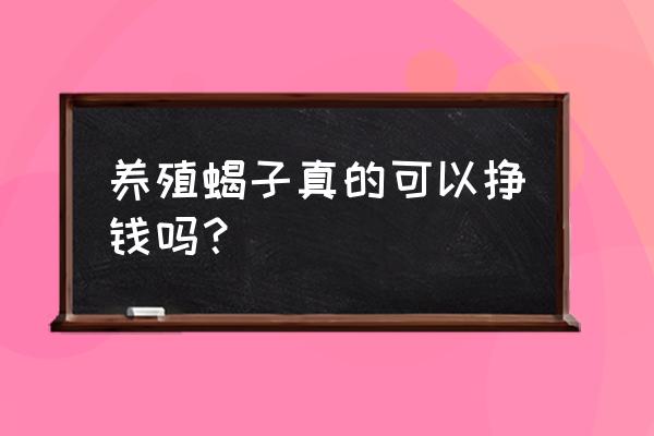 蝎子养殖免费加盟 养殖蝎子真的可以挣钱吗？