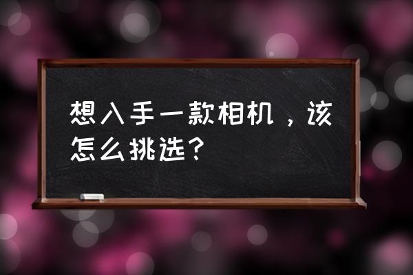 怎样选购单反镜头需要注意什么 想入手一款相机，该怎么挑选？